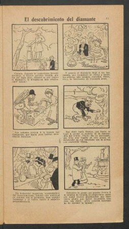 El descubrimiento del diamante - [Cómic]