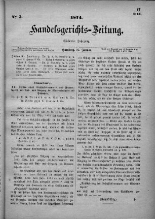 No. 3. 17. Januar 1874