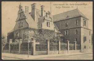 Ansichtskarte Offizierskasino Garde-Kürassier-Regiment, 1918