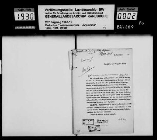 Faller, Jos. Ed., Bürstenfabrik AG Todtnau Hypothekardarlehen von einem Juden