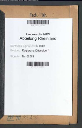 Oberaufseher und Werkmeister beim Gefängnis in Kleve Band 1+