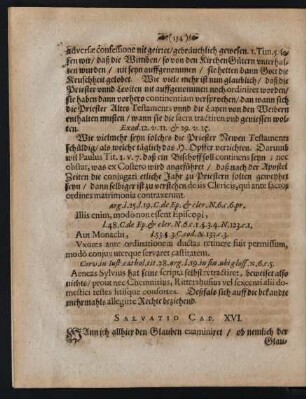 Salvatio Cap. XVI.