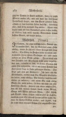 Wahrheit. (Vérité.) - Zweykampf. (Duel.)