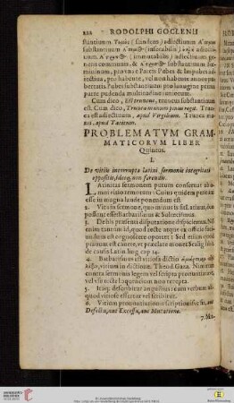 Liber Quintus