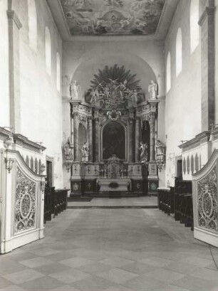 Huy. Huysburg. Klosterkirche, Mittelschiff