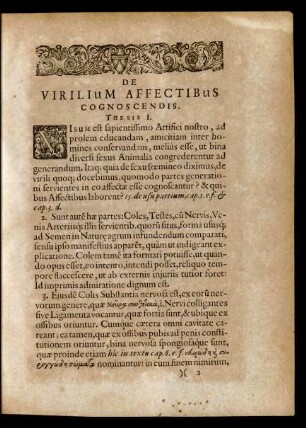 De Virilium Affectibus Cognoscendis.