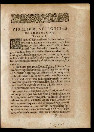 De Virilium Affectibus Cognoscendis.