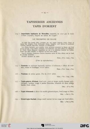Tapisseries anciennes - Tapis d'orient