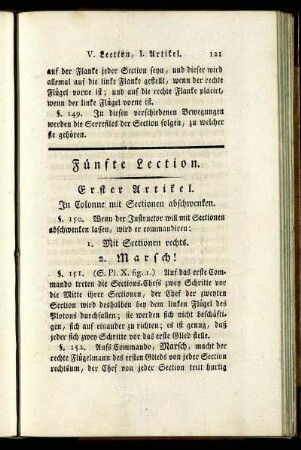 Fünfte Lection.