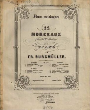 12 morceaux faciles et brillans : pour piano : op. 32, 1re. Suite. No. 3