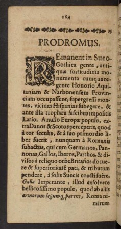 Prodromus.