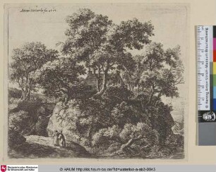 [Landschaft mit einem abgelegenen Haus; Two Hermits]