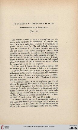 28: Frammento di sarcofago inedito rappresentante il Salvatore