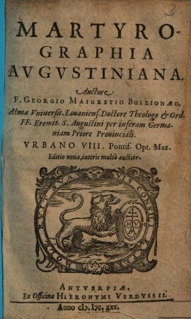 Martyrographia Augustiniana