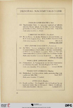 Dienstag, Nachmittags 3 Uhr (Nr. 128-272)