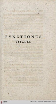 Functiones vitales