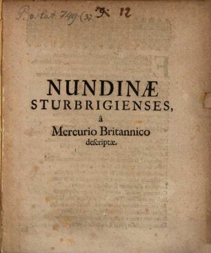 Nundinae Sturbrigienses