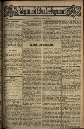 Dritte Ausgabe vom Sonntag, den 07. Dezember 1930.