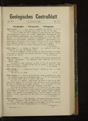 15. Februar 1906 No. 12.