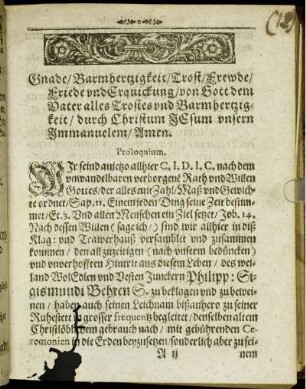 [Eine Christliche Leichpredigt.]