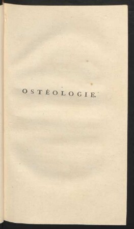 Ostéologie.