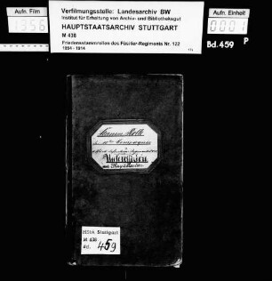 Unteroffiziere und Kapitulanten 1873-1884