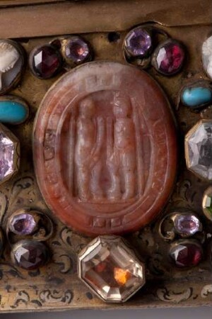 Kameo auf der Moskowiterkassette mit Darstellung von Honos und Virtus, 16./17. Jh.