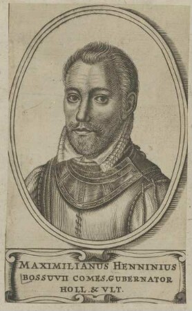 Bildnis des Maximilianvs Henninivs Bossvvii
