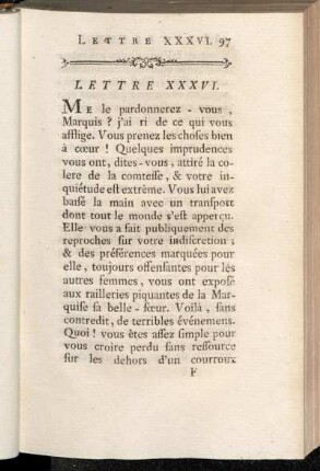 Lettre XXXVI - Lettre XL