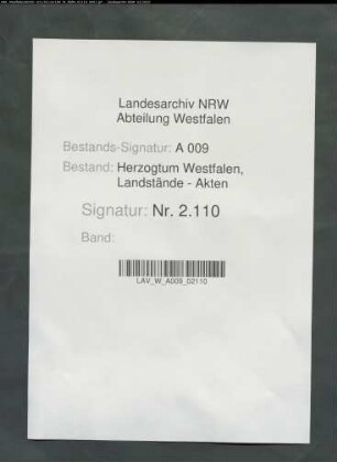 Spendenliste der Stadt Arnsberg zum Zuchthausbau