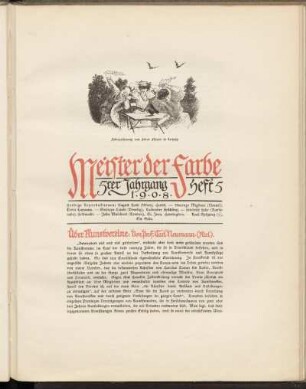 Über Künstlervereine.