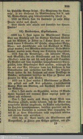 11. Verbrechen, Exekutionen