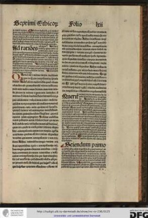 Quoniam autem et minus turpis incontinentia que ire quam que concupiscentiarum speculabimur.