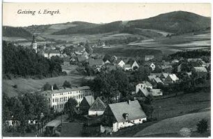Geising. Blick auf Geising