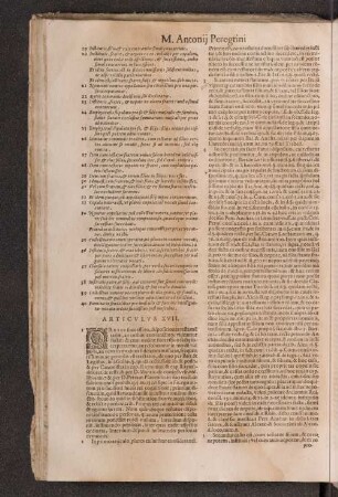 Articulus XVII.