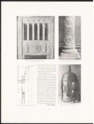 Neues Stadthaus, Berlin: Details Vestibül in der Jüdenstraße (aus: Neubauten der Stadt Berlin, Bd. X, 1911)