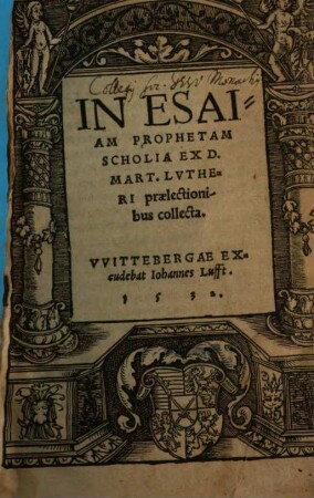 In Esaiam Prophetam Scholia