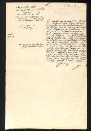 Handschriftliches Schreiben