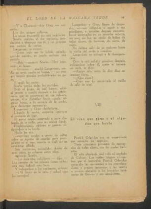 VIII - El vino que gime y el algodón que habla