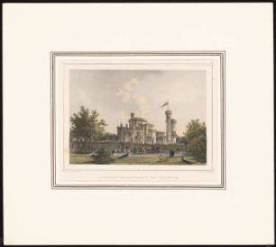 Schloss Babelsberg, Potsdam: Perspektivische Ansicht