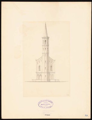 Kirche: Rückansicht