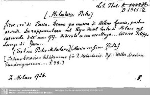 Literatura Italica D 1311