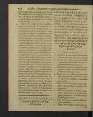 Quaestio Tertia
