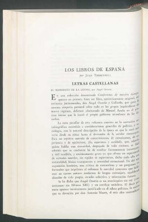 Los libros de España