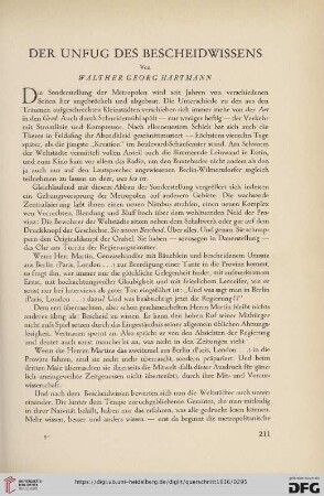 16: Der Unfug des Bescheidwissens