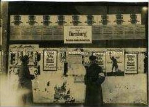 Wahlwerbung zur Wahl der Nationalversammlung