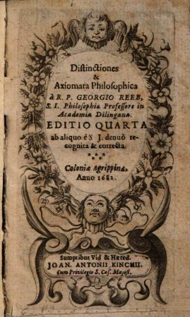 Distinctiones & Axiomata Philosophica