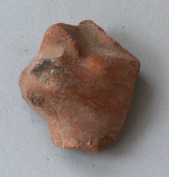 Clay shard of a vessel