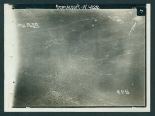 Foto des Geländes nördlich von Gomiécourt (Luftbild)
