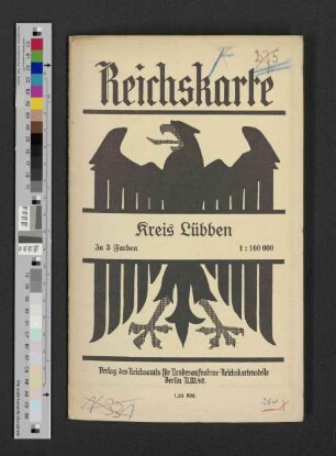 Karte des Kreises Lübben